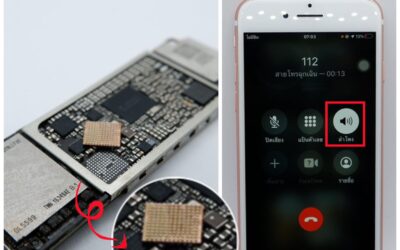 iPhone7 iPhone 7Plus ลำโพงเทา ไม่มีเสียงสนทนา เสียงลำโพงไม่ดัง