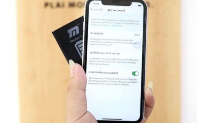 iphone11 เปลี่ยนแบตแท้ ขึ้นโชว์สุขภาพแบต